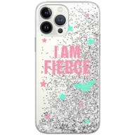 Etui i futerały do telefonów - ERT GROUP etui na telefon Apple Iphone 11 PRO, case oryginalny i oficjalnie licencjonowany przez DC, wzór Wonder Woman 026, optymalnie dopasowane, z efektem płynnego brokatu - miniaturka - grafika 1