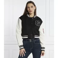 Kurtki damskie - GUESS Kurtka bomber | Cropped Fit - miniaturka - grafika 1