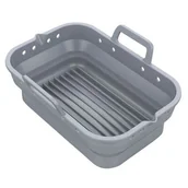 Akcesoria i części AGD - Forma silikonowa do Air Fryer KLAUSBERG KB-7791 14,5 x 20,6 cm (2 sztuki) Szary - miniaturka - grafika 1