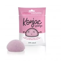 Gąbka Konjac do twarzy - Różowa - Akcesoria do oczyszczania twarzy - miniaturka - grafika 1