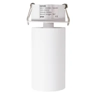 Lampy ogrodowe - Lampa wpustowa tubka HALO H0124 Maxlight LED 7W 3000K sypialniana biały czarny - miniaturka - grafika 1