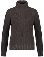 Swetry damskie - Taifun Damski sweter 972922-19542, Oak, 38 (DE) - miniaturka - grafika 1