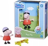 Figurki dla dzieci - Świnka Peppa Figurka Świnki Peppy z deskorolką - miniaturka - grafika 1