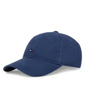 Czapki męskie - Czapka z daszkiem Tommy Hilfiger Th Flag '85 Soft 6 Panel Cap AM0AM12531 Granatowy - miniaturka - grafika 1