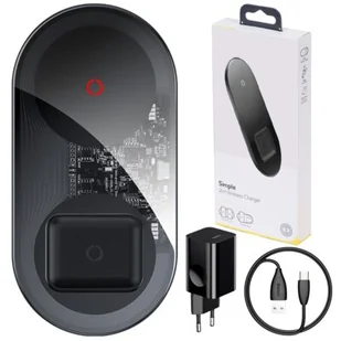 Baseus Simple Turbo ładowarka 2w1 QI TZWXJK-B01 baseus_20200218154924 - Ładowarki do telefonów - miniaturka - grafika 1