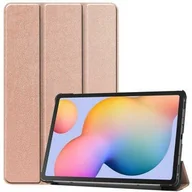 Etui do tabletów - Bizon Etui Case Tab Croc do Samsung Galaxy Tab S6 Lite 2022/2020, różowozłote - miniaturka - grafika 1