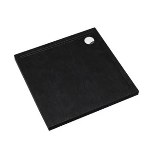 Brodzik do kabiny prysznicowej Schedpol Lila Negro 80x80 cm BRC2330CST - Brodziki prysznicowe - miniaturka - grafika 1