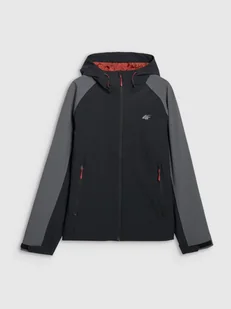 4F Kurtka przejściowa membrana 5000 męska - szara 3XL - Kurtki i kamizelki sportowe męskie - miniaturka - grafika 1