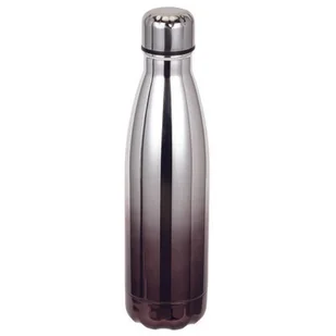 Butelka termiczna SMILE Metallic 500ml Szaro-Czarny - Butelki termiczne - miniaturka - grafika 1