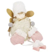 Bombki - Figurka świąteczna aniołek ozdoba choinkowa lalka - miniaturka - grafika 1