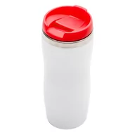 Kubki termiczne - Kubek izotermiczny Askim 350 ml, czerwony - miniaturka - grafika 1