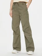 Spodnie sportowe damskie - Calvin Klein Jeans Spodnie materiałowe Parachute Pant J20J222609 Khaki Regular Fit - miniaturka - grafika 1