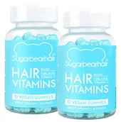 Suplementy naturalne - SugarBearHair, witaminowe żelki dla włosów, dwupak, 2x60szt - miniaturka - grafika 1