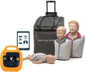 Sprzęt ratunkowy - Sendpol Zestaw: Fantomy Family Little QCPR ( Anne - QCPR, Junior - QCPR , Baby - QCPR ) + Trainer AED 112p - miniaturka - grafika 1
