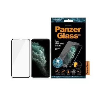 PanzerGlass Szkło antybakteryjne E2E Super+ CF AB, iPhone 11 Pro Max / Xs Max, czarne 5711724026928 - Szkła hartowane na telefon - miniaturka - grafika 2