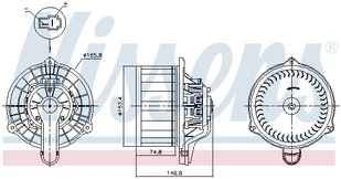 DMUCHAWA NISSENS 87815 971132Y000 KIA - Dmuchawy - miniaturka - grafika 1
