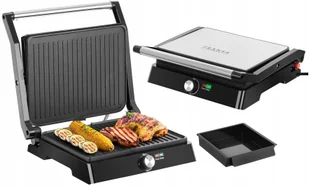 Grill elektryczny Grill elektryczny opiekacz rozkładany Regulacja Temperatury Duża Moc 2200W - Grille elektryczne - miniaturka - grafika 1