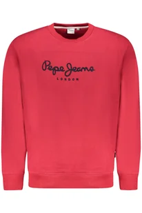 PEPE JEANS MĘSKA CZERWONA BLUZA Z ROZPINANYM NA ZAMEK - Bluzy męskie - miniaturka - grafika 1