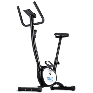 ONE FITNESS Rower mechaniczny FITNESS RW3011 Czarno-biały - Rowery treningowe - miniaturka - grafika 1