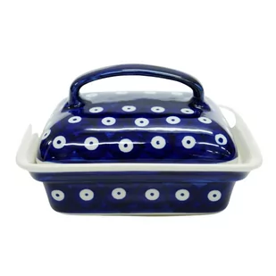 Ceramiczna maselniczka Ceramika Bolesławiec - Pozostałe akcesoria kuchenne Ceramiczna maselniczka Ceramika Bolesławiec - Pozostałe akcesoria kuchenne - miniaturka - grafika 1