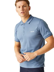 Regatta Funkcyjna koszulka polo "Oakmont" w kolorze błękitnym - Koszulki sportowe męskie - miniaturka - grafika 1