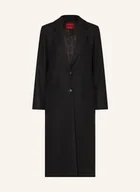 Płaszcze damskie - Hugo Płaszcz Wełniany Mojeni schwarz - miniaturka - grafika 1