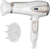 Suszarki do włosów - Adler AD 2248 Biało-szampański - miniaturka - grafika 1