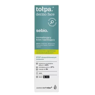 Tołpa TOŁPA) TOŁPA DERMO FACE SEBIO Lekki łagodzący krem korygujący 40 ml 7066412 - Kremy do twarzy - miniaturka - grafika 1