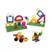 Zabawki interaktywne dla dzieci - Wader, Klocki jeżyki, 90 el. - miniaturka - grafika 1