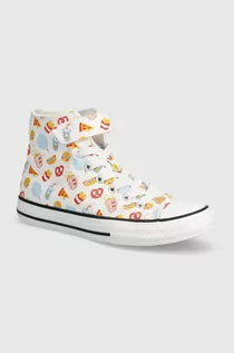 Buty dla dziewczynek - Converse trampki dziecięce A07377C kolor biały - grafika 1
