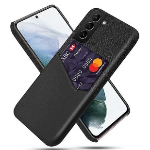 Odporne na upadki hybrydowe etui na telefon KSQ z teksturą tkaniny z konstrukcją gniazda na kartę kompatybilną z Samsung Galaxy S21 FE Czarny - Etui i futerały do telefonów Odporne na upadki hybrydowe etui na telefon KSQ z teksturą tkaniny z konstrukcją gniazda na kartę kompatybilną z Samsung Galaxy S21 FE Czarny - Etui i futerały do telefonów - miniaturka - grafika 1