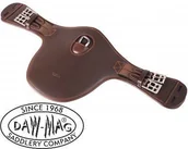 Akcesoria jeździeckie - DAW-MAG Popręg skórzany skokowy z karabinkiem krótki - miniaturka - grafika 1