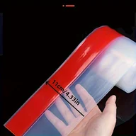 Inne - 1 szt. Ulepszona, ekstra szeroka uszczelka do drzwi, grubość, samoprzylepna listwa blokująca wiatr, uszczelka szczelinowa do drzwi szklanych i dużych - miniaturka - grafika 1