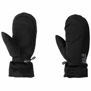 Jack Wolfskin Damskie rękawiczki Stormlock HIGHLOFT MITTEN WMN rękawiczki, czarne, S - Rękawiczki - miniaturka - grafika 1