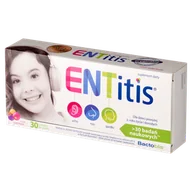 Suplementy naturalne - ENTitis dla dzieci po 3 roku życia, smak tutti frutti, 30 pastylek do ssania - miniaturka - grafika 1