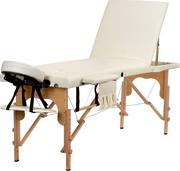 Łóżka - BODYFIT BODYFIT Stół, łóżko do masażu 3 segmentowe, beżowe + dodatki + torba gratis, 42,5x27 cm - miniaturka - grafika 1