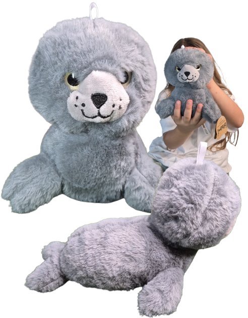 Maskotka Pluszowa FOKA foczka lew morski Przytulanka Pluszak OCEAN foki 30x18x18