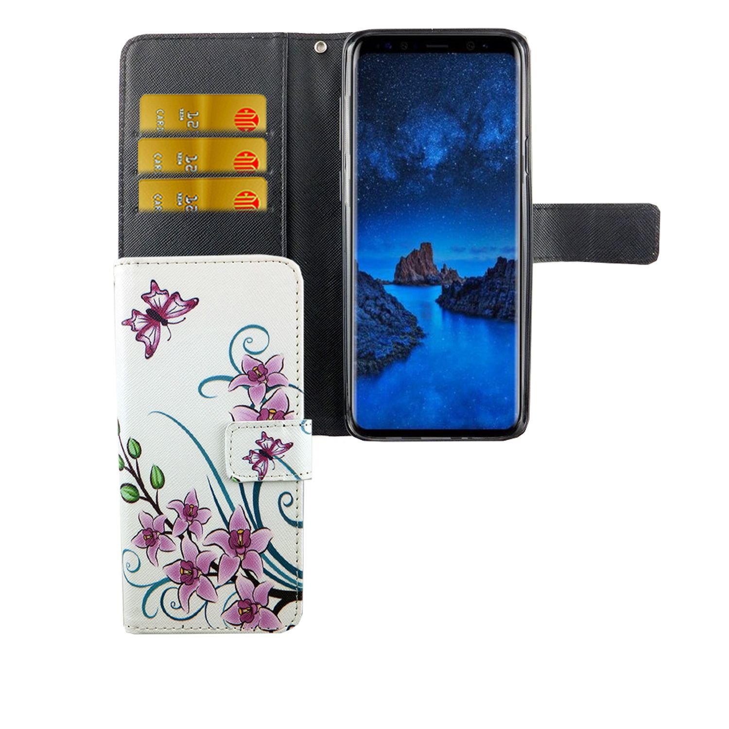 Etui na telefon komórkowy Samsung Galaxy S9+ Plus Kwiat lotosu