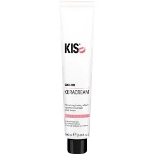 KIS KeraCream Color - permanentny krem do włosów – 100 ml – 7 K – wysoka siła krycia – intensywna farba do włosów – napar z keratyny – przyjazny dla zwierząt i trwały - Farby do włosów i szampony koloryzujące - miniaturka - grafika 1