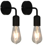 Lampy ścienne - Komplet dwóch czarnych industrialnych kinkietów - EX804-Irfo - miniaturka - grafika 1
