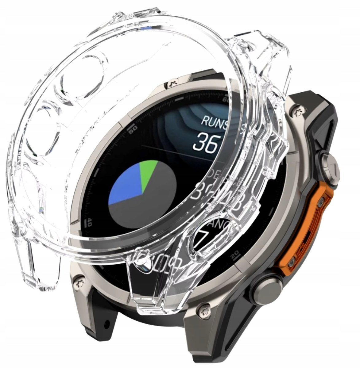 Etui Silikonowe ochronne do zegarka GARMIN Fenix 8 Amoled Solar 51mm