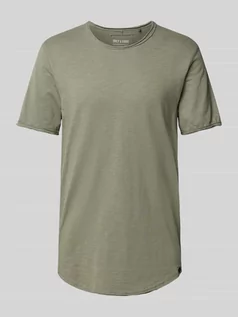 Koszulki męskie - T-shirt z okrągłym dekoltem model ‘BENNE’ - grafika 1