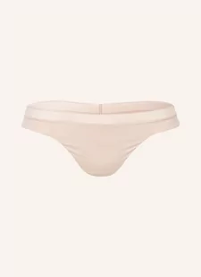 Calvin Klein Stringi Seductive Comfort beige - Majtki damskie - miniaturka - grafika 1