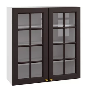 Bristol Witryna Wisząca Wysoka G2V-90-H92 Szpros Czarny Mat - Meble kuchenne - miniaturka - grafika 1