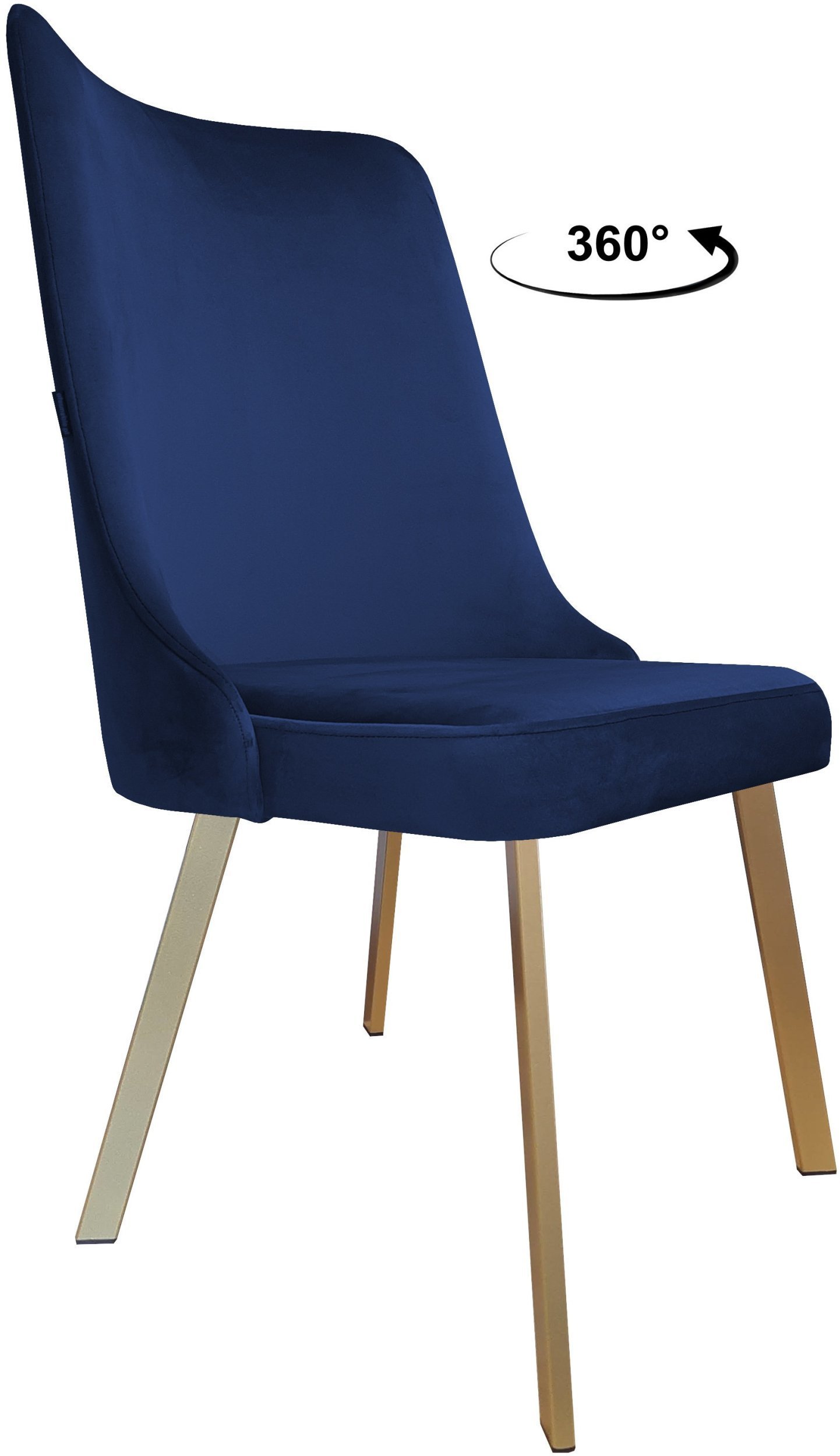 Krzesło obrotowe Victor noga Profil złota MG16