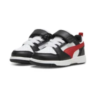 Buty trekkingowe dziecięce - Sneakersy PUMA Rebound V6 Lo dla małych dzieci PUMA White For All Time Red Black - miniaturka - grafika 1