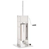 Artykuły masarskie - vidaXL Ręczna nadziewarka do kiełbasy, srebrna, 5 L, stal nierdzewna - miniaturka - grafika 1