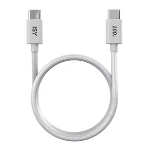 Kabel USB-C ISY 2m Biały IUC-5200 - Kable - miniaturka - grafika 1