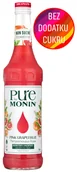 Syropy i koncentraty owocowe - Syrop bez dodatku cukru PURE by MONIN - Różowy grejpfrut 0,7L - miniaturka - grafika 1