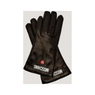 Rękawiczki - Moschino Skórzane rękawiczki z dodatkiem wełny - miniaturka - grafika 1